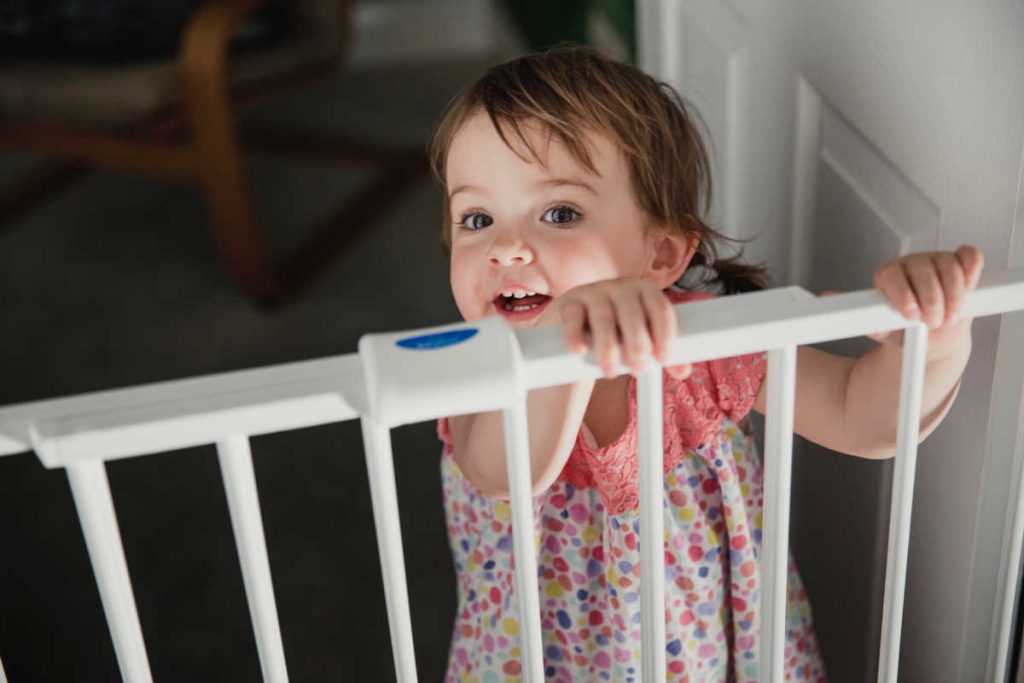 Toddler childproof gate
