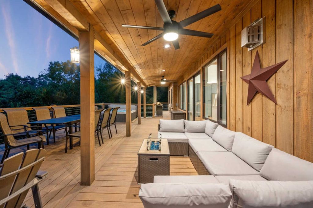 Outdoor patio Skyfall